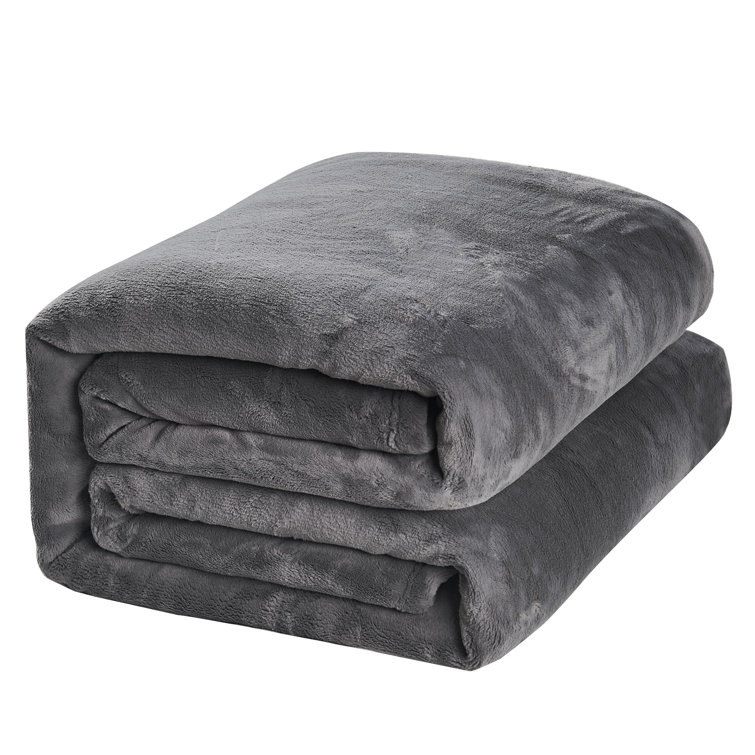 Grey best sale flannel blanket